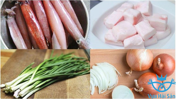 3 Cách Chế Biến Mực Trứng Nướng Cho Cuối Tuần Đổi Món 3 nguyên liệu mực trứng nướng mỡ hành