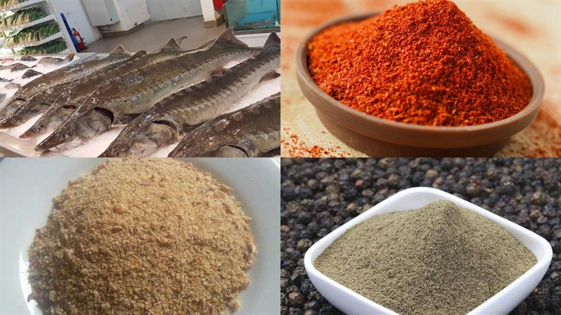 Bạn có thể sử dụng bột ớt, bột tỏi thay vì tỏi ớt tươi cho món cá tầm nướng muối ớt